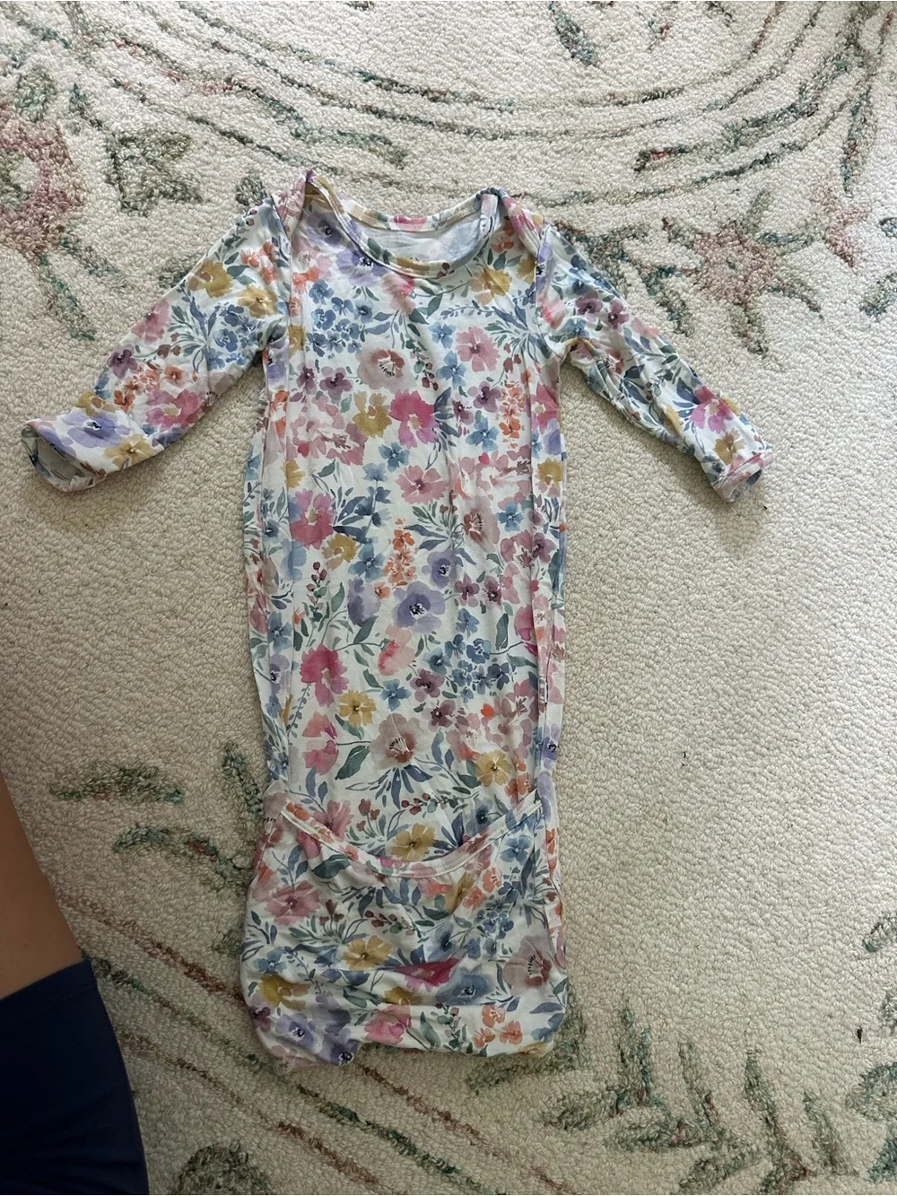 Little Sleepies Tiny Blooms Infant Gown